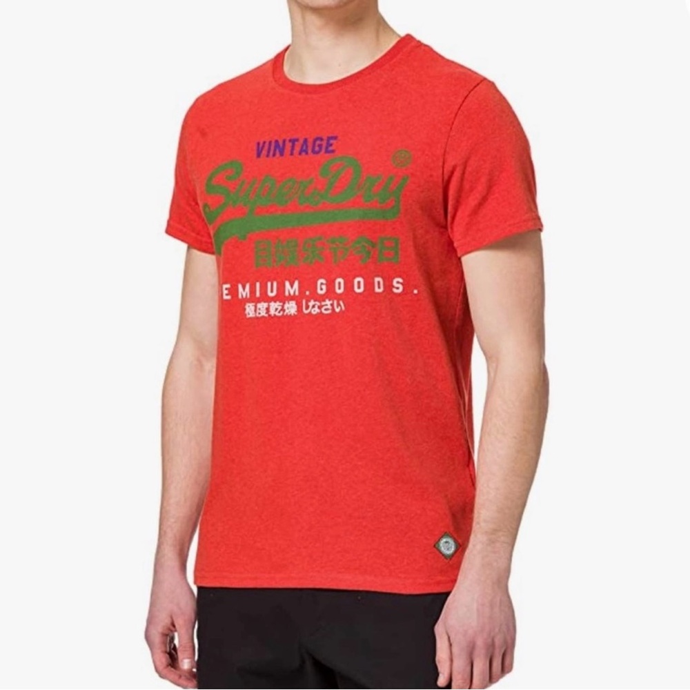 Superdry Vintage Red T-Shirt